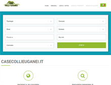 Tablet Screenshot of casecollieuganei.it